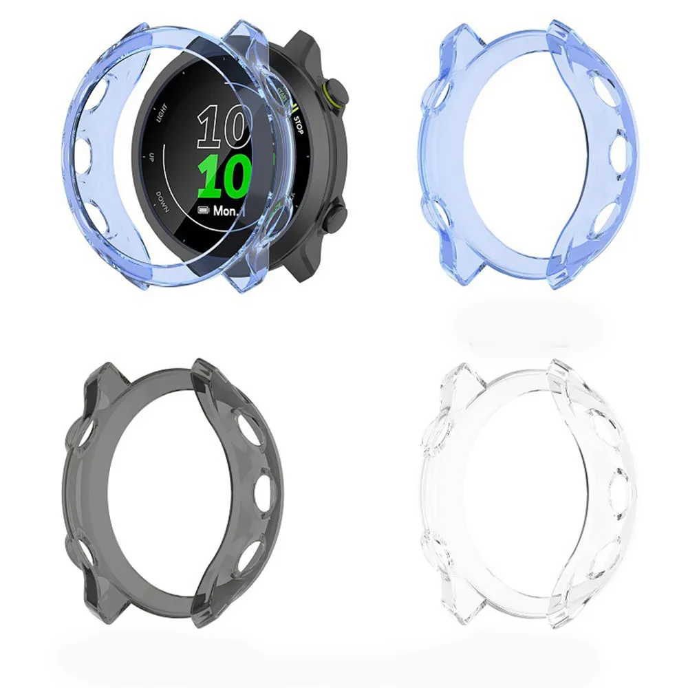 

Soft TPU Protective Case For Garmin Forerunner 55/158 Smartwatch Replacement Cover Protection Case Bumper Shell Screen Protector