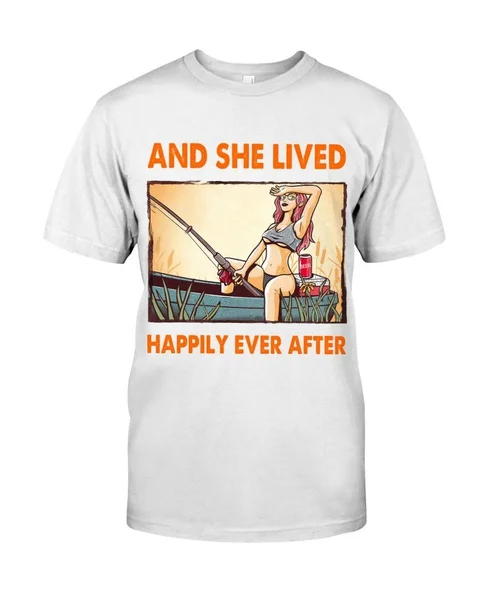 

Классическая футболка T0811andshelivedhappilyeveryafter
