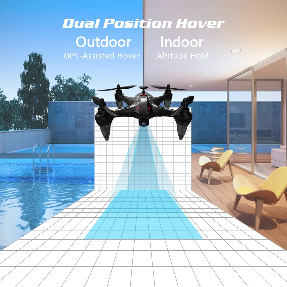 Global Drone GW198 Дрон с дистанционным управлением 5G Wifi FPV Бесщеточный двигатель RC