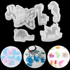 1 шт. музыкальная Луна формочка для силиконовой Подвески силиконовая форма из смолы ручной работы инструмент формы для эпоксидной смолы для DIY ювелирных изделий