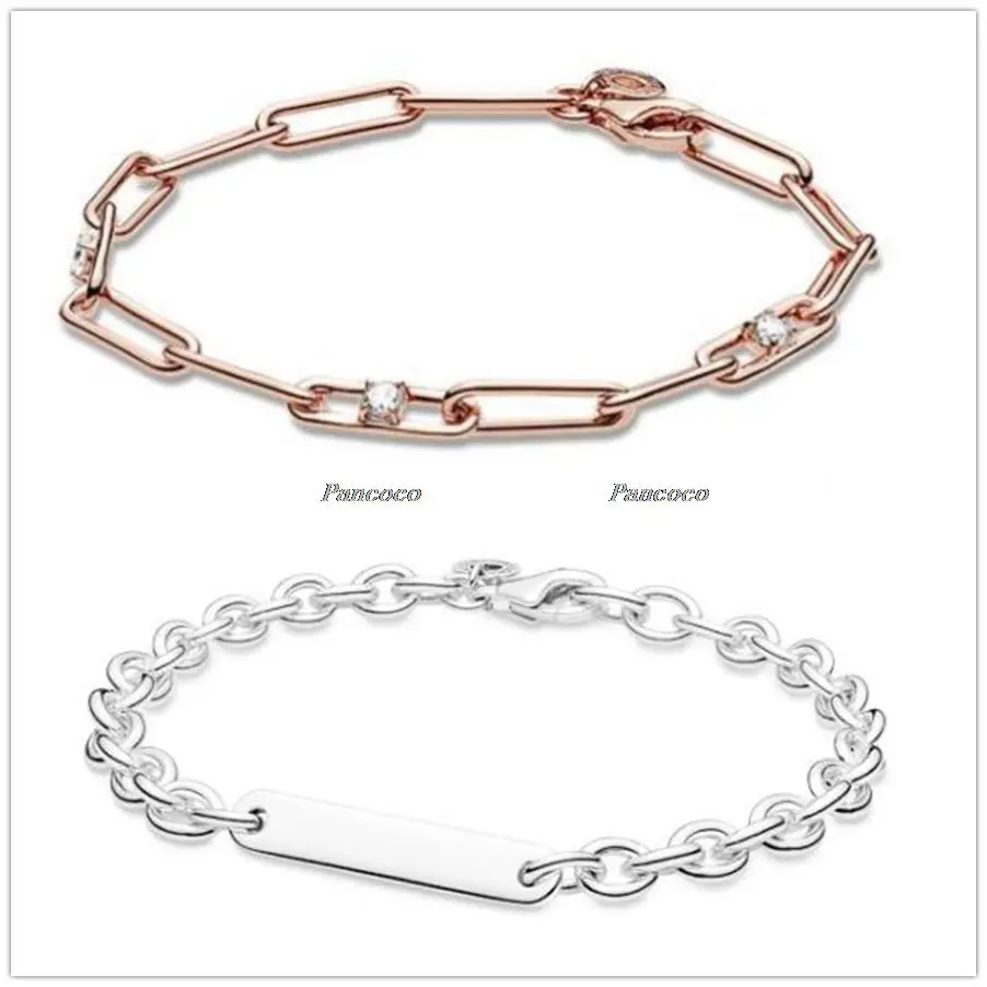 

Подлинный женский серебряный браслет с гравировкой