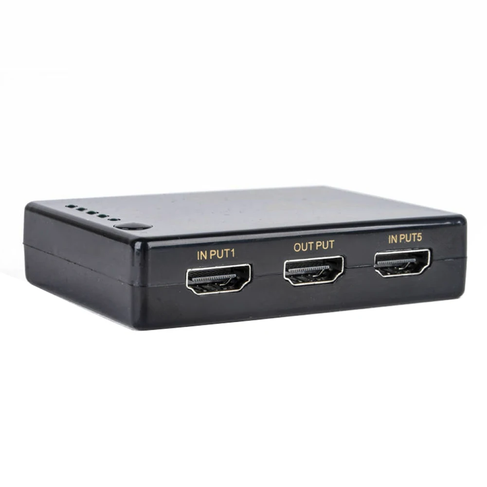 Mini HD 4K x 2K 5 портов HDMI Переключатель Селектор с ИК-пультом дистанционного