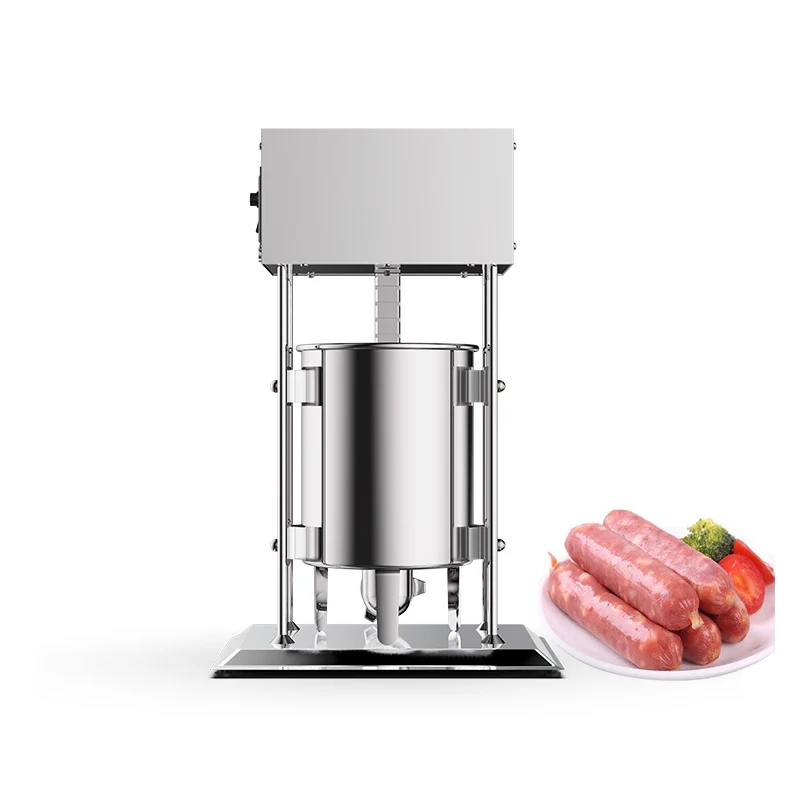 Электрический Вертикальный колбасный шприц автоматический промышленный