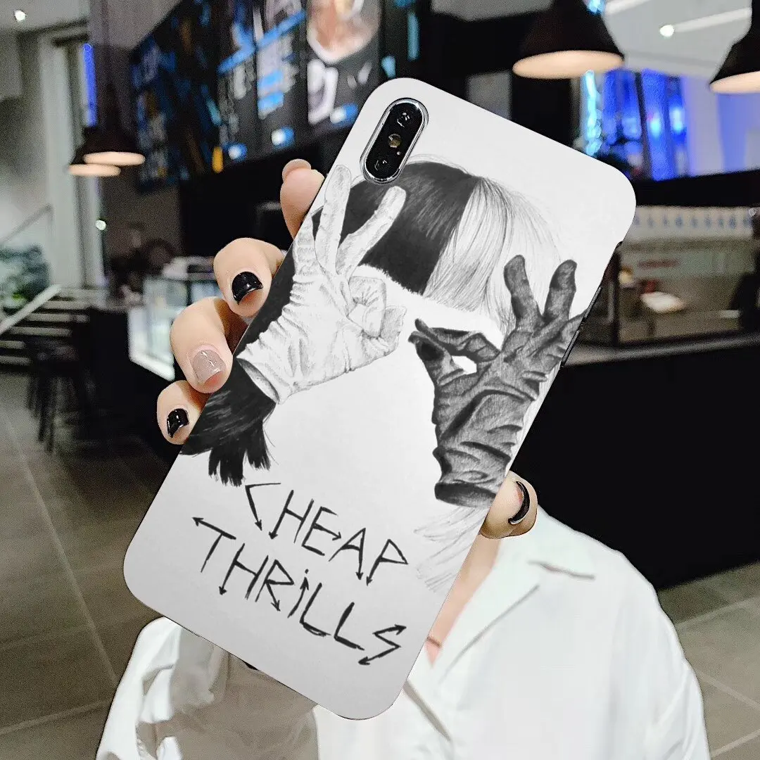 Сексуальный силиконовый чехол для телефона Sia Kate Isobelle Furler iPhone 11 Pro 4 4S 5 5S SE 5C 6 6S 7 8 X XR