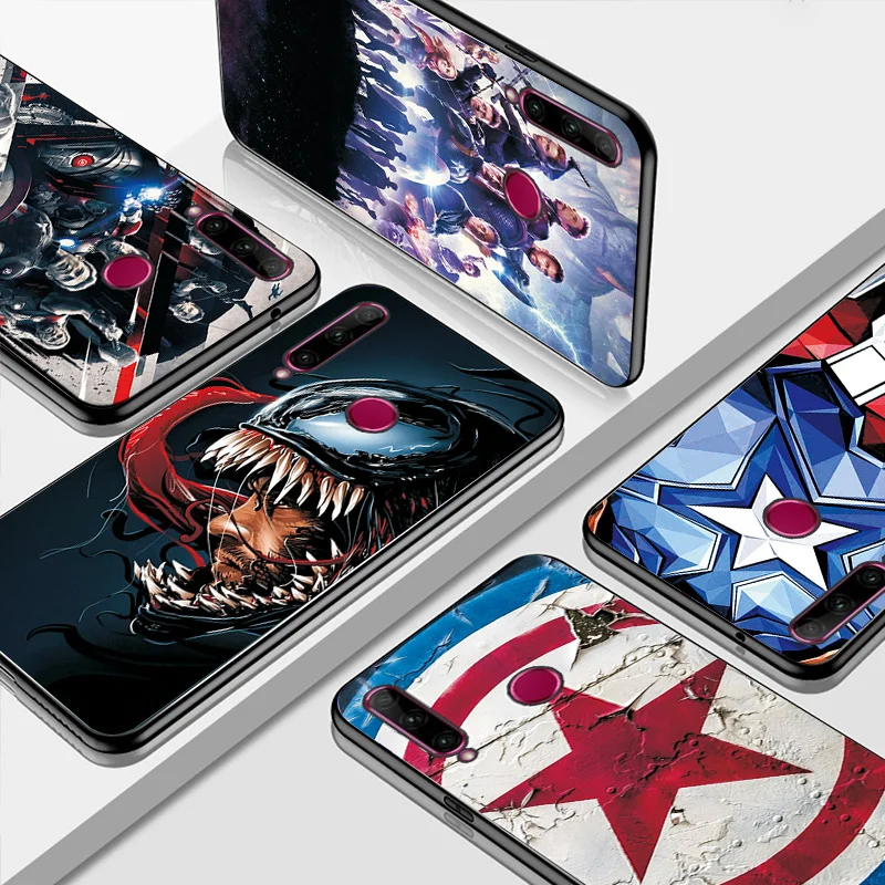 Чехол для huawei Honor 10i 10 i Marvel Hero черный ТПУ чехол для Honor 10i чехол для huawei Honor 10i 10Lite Honor 20i 20Lite 20 Pro