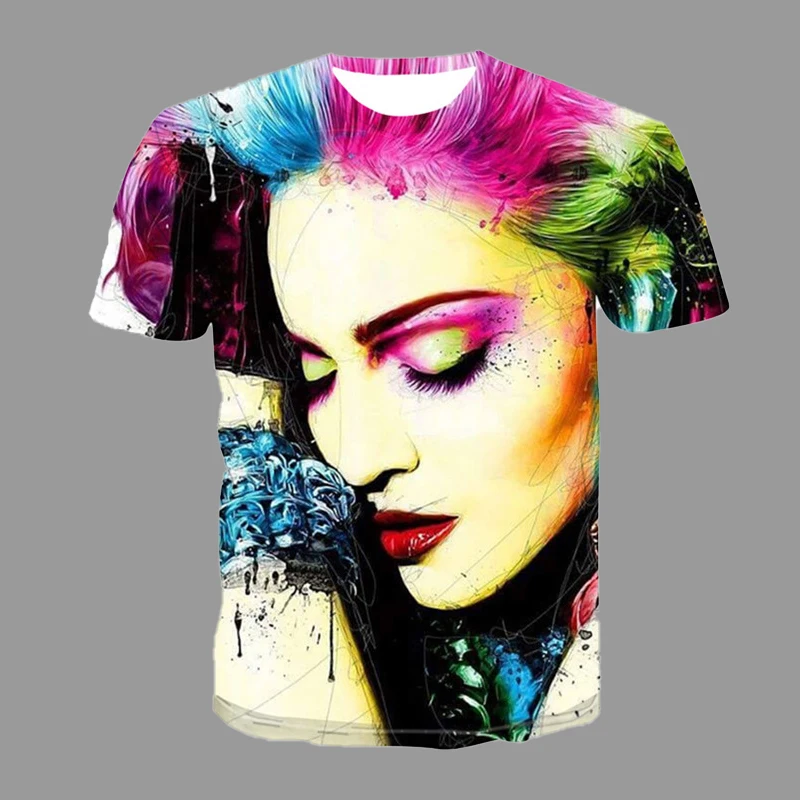 

Футболка мужская с круглым вырезом, шикарная дышащая сетчатая рубашка с коротким рукавом, с цифровой печатью, уличная одежда, лето 2021