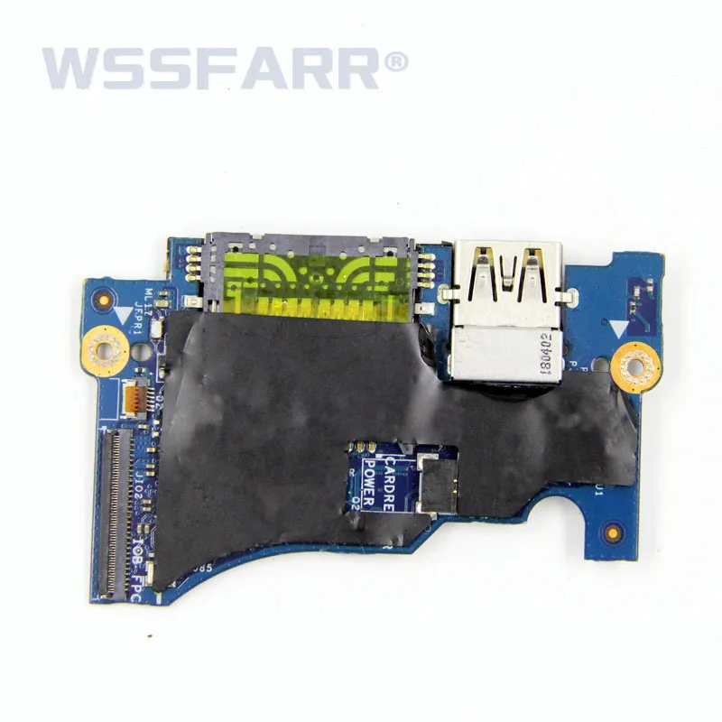 Для dell XPS 13 9360 Плата usb кнопка включения питания доска LS D841P 04F73T 4F73T cn 04F73T| |