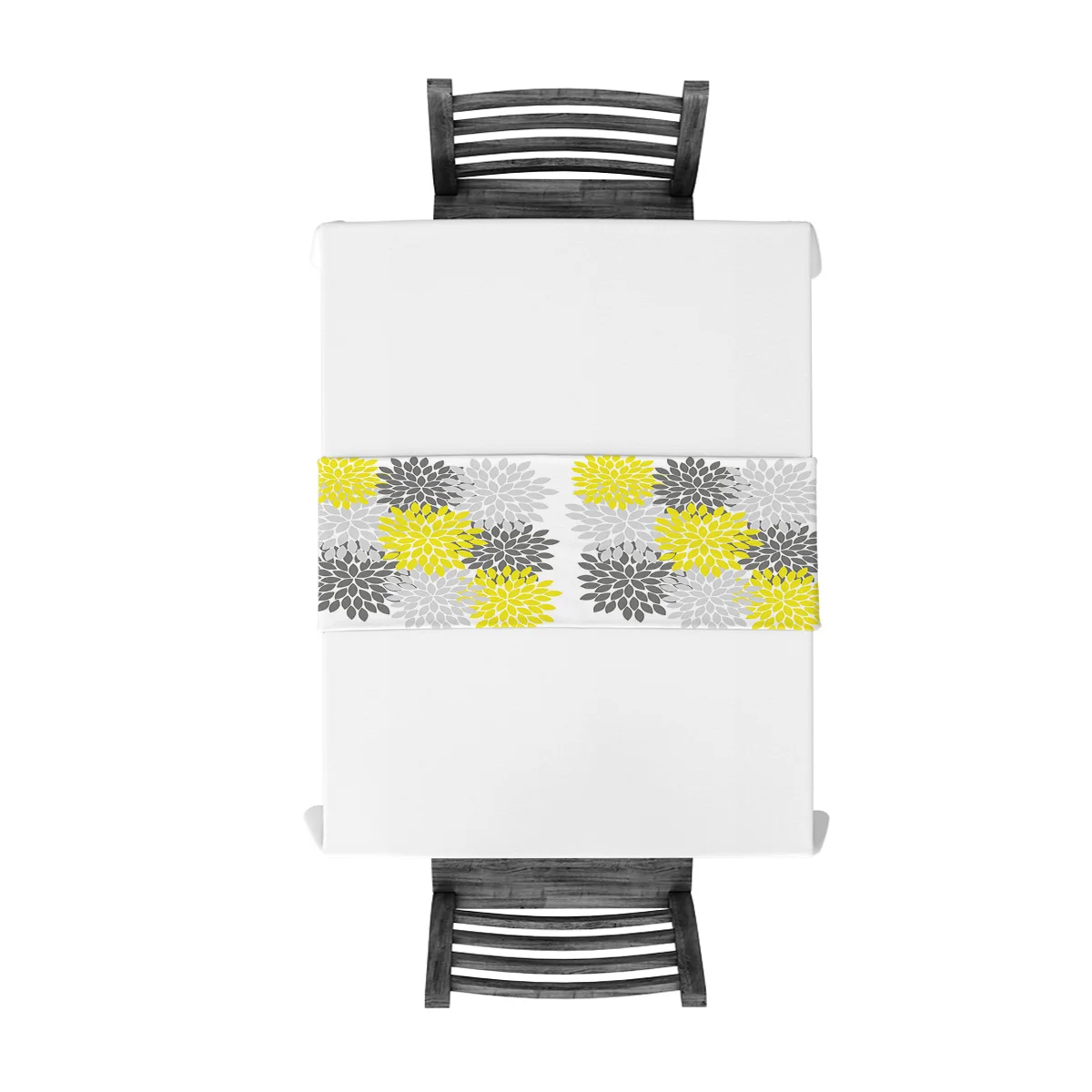 Серые и желтые скатерти Dahlia свадебные винтажные вечерние Длинные для