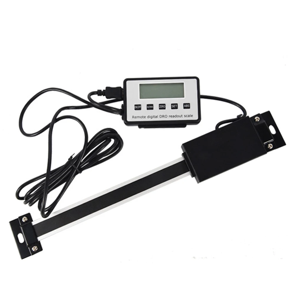 

0-150/300mm Accurate Durable Measuring Portable Ruler Scale Linear Tool Remote Instruments Digital Readout For Milling Lathe Led