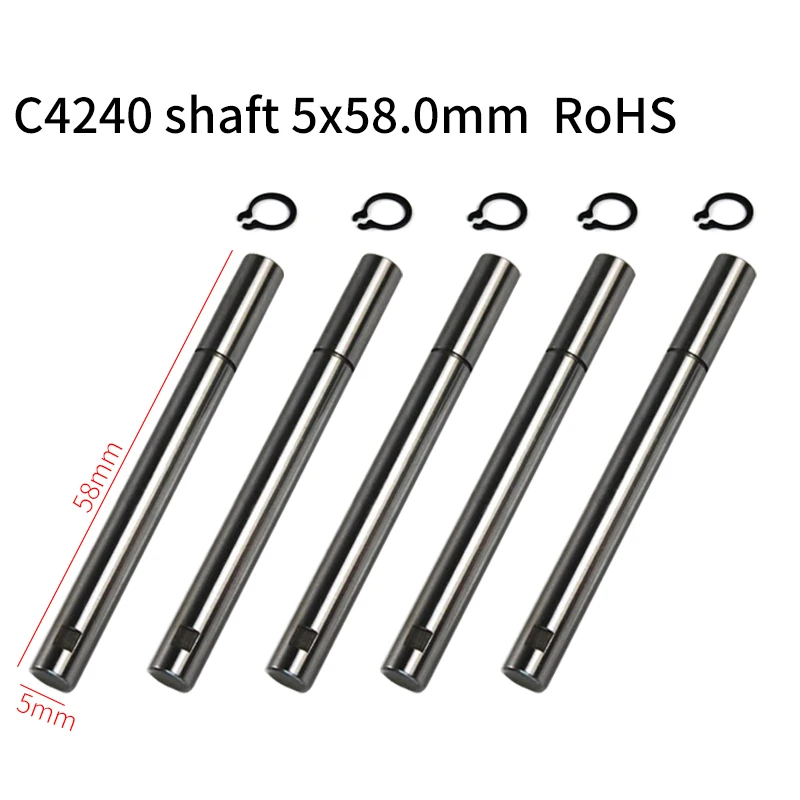 

Aeolian 4240 motor shaft 5mm with circlip lenth 58mm