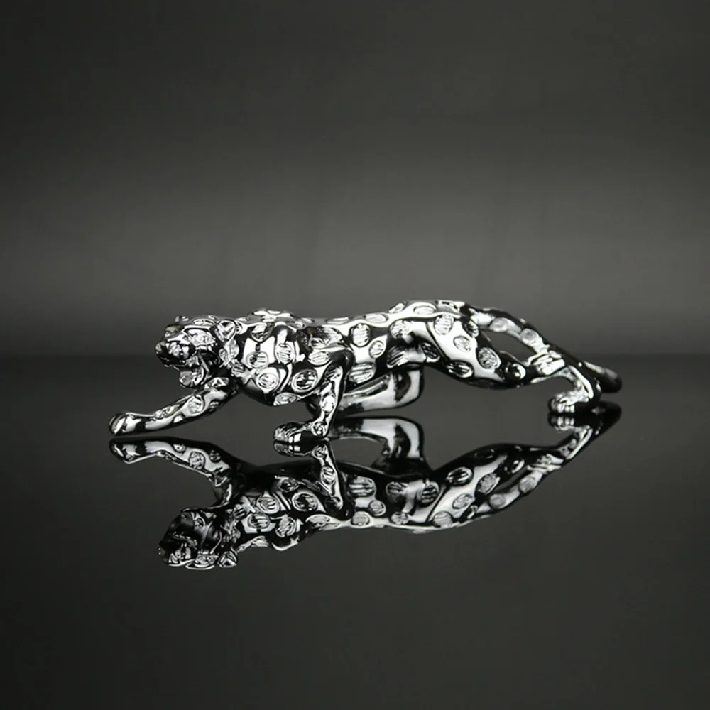 Автомобильные украшения леопардовая фигурка крутой Авто Декор интерьер