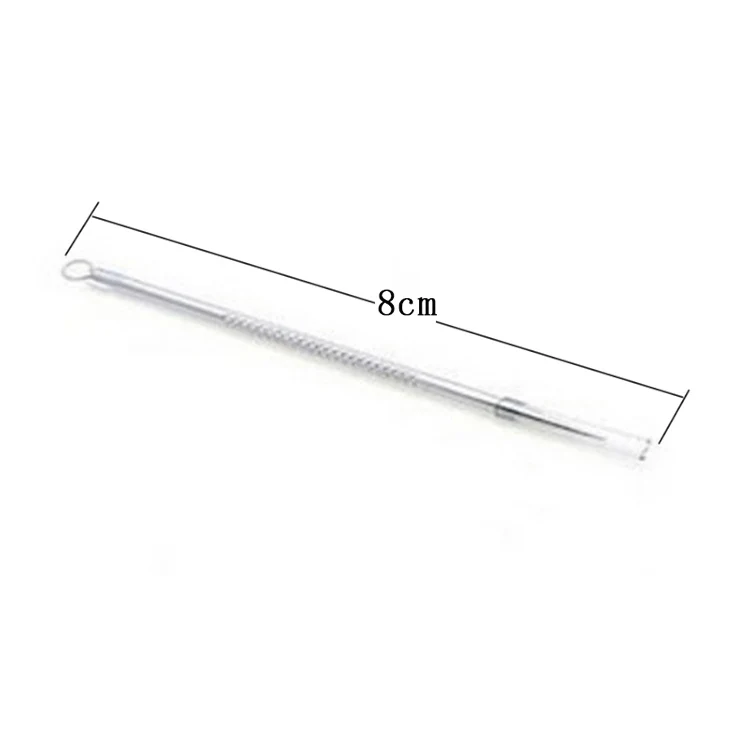 

4pcs Silver Blackhead Comedone Remover Acne Blemish Pimple Extractor Tool 8cm