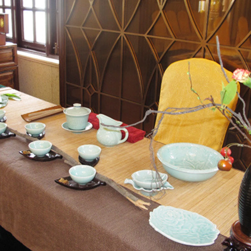 RAYUAN, натуральный бамбук, настольная дорожка, коврик для чая, подстилка для стола, декор для потолка, украшение для дома, кафе, ресторана
