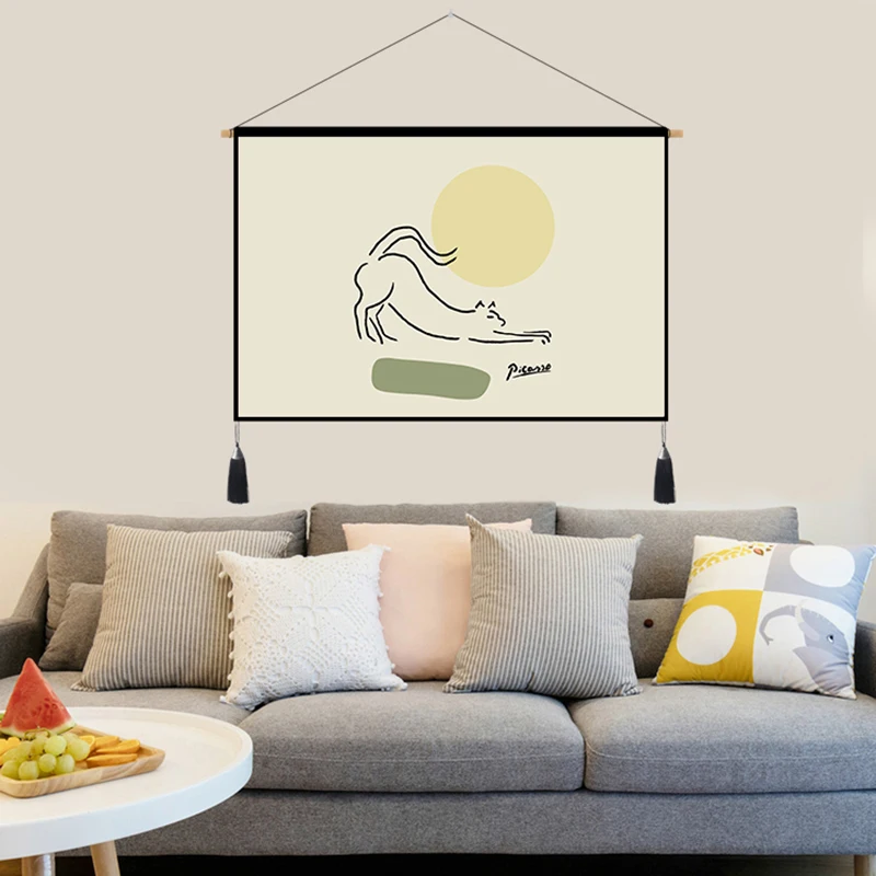 

Wedding Decoration Pieces Nordic Style Home Decor Large Paintings Design Tapestry Tools Adult Tapisserie Mural Household Eg50gt