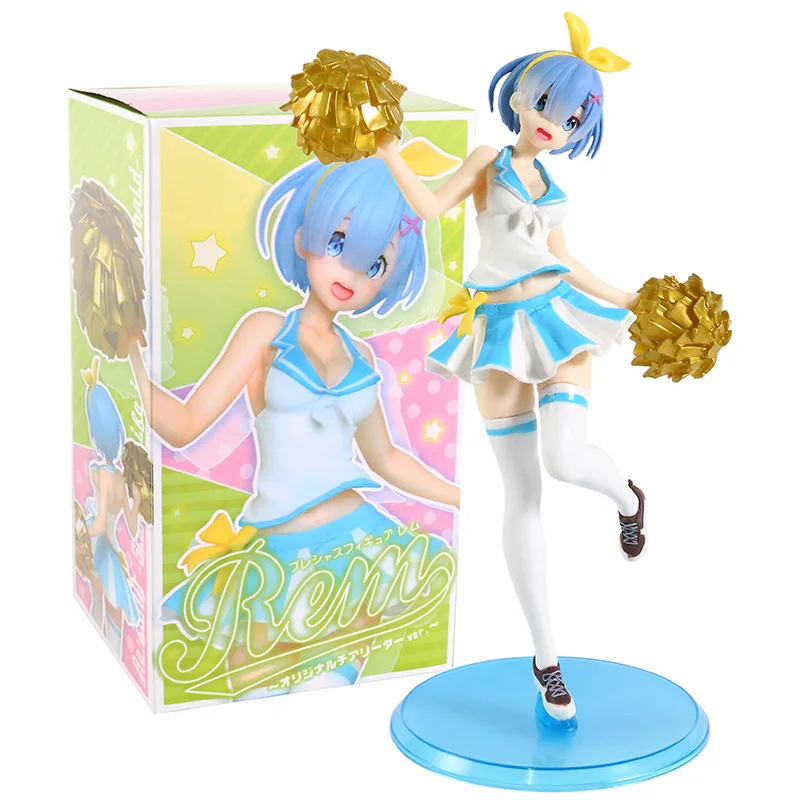 Re:ZERO Rem Cheerleader / Sakura Image Winter Wolf and 7 Sheep Ver. Коллекционная модель игрушки из ПВХ|Игровые