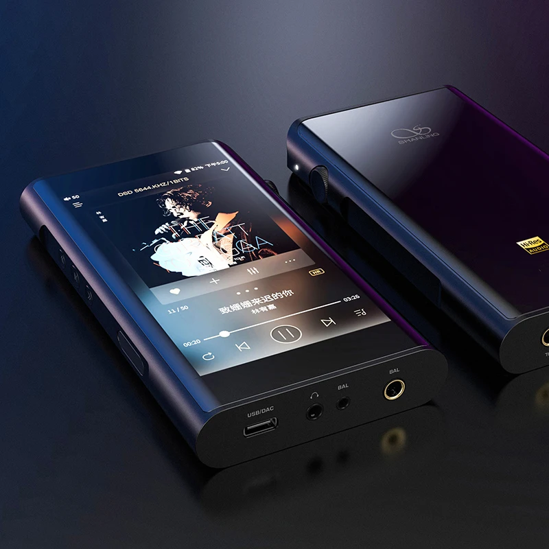 Shanling M6 портативный плеер Hi Res двойной AK4495SEQ DSD256 Fi Bluetooth сенсорный экран