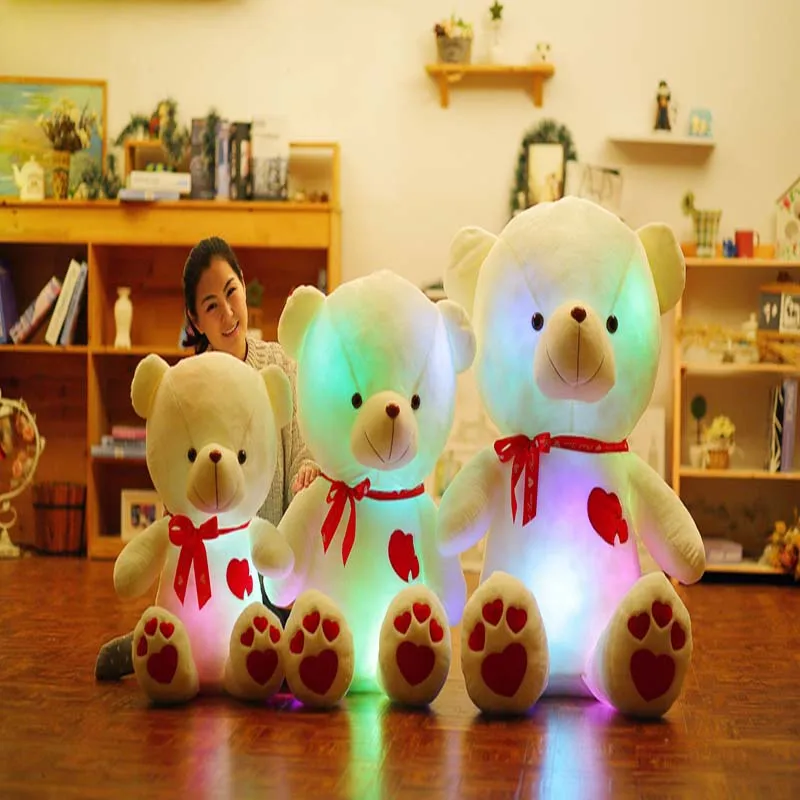 1 шт. светодиодный светильник с Bluetooth музыкальный любитель плюшевый мишка мягкие