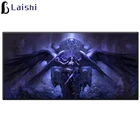 Алмазная живопись, алмазная вышивка 5D с изображением фантазийной ангельской девушки, черепа, квадратного и круглого сечения, вышивка крестиком, домашний декор