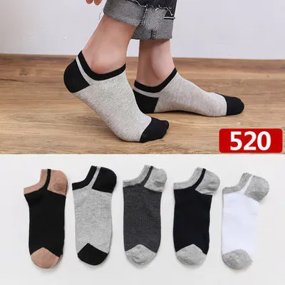 

5 Pairs Simple Children's Clothing Fashion Ankle Socks Casual Short Sports Socks For Girls Practical Casual Sock