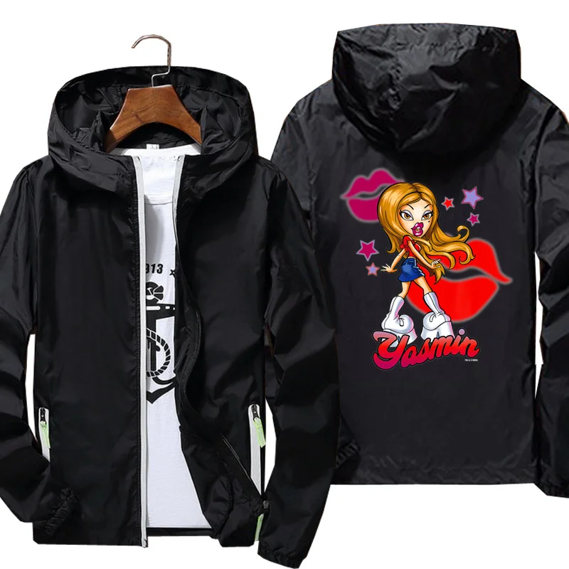 

Men Women Bratz Yasmin To Fly Stars Kisses 2 Jackets Thin Outwear Windbreake Jackets Windproof Coat Outdoor Sports Clothing