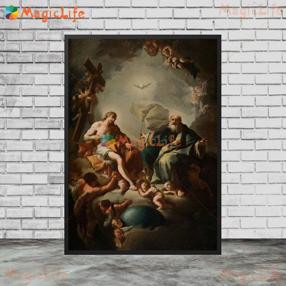 

Настенные картины с изображением Иисуса и христианства для гостиной, крест, христианский декор, Постер в скандинавском стиле, настенная Картина на холсте без рамки