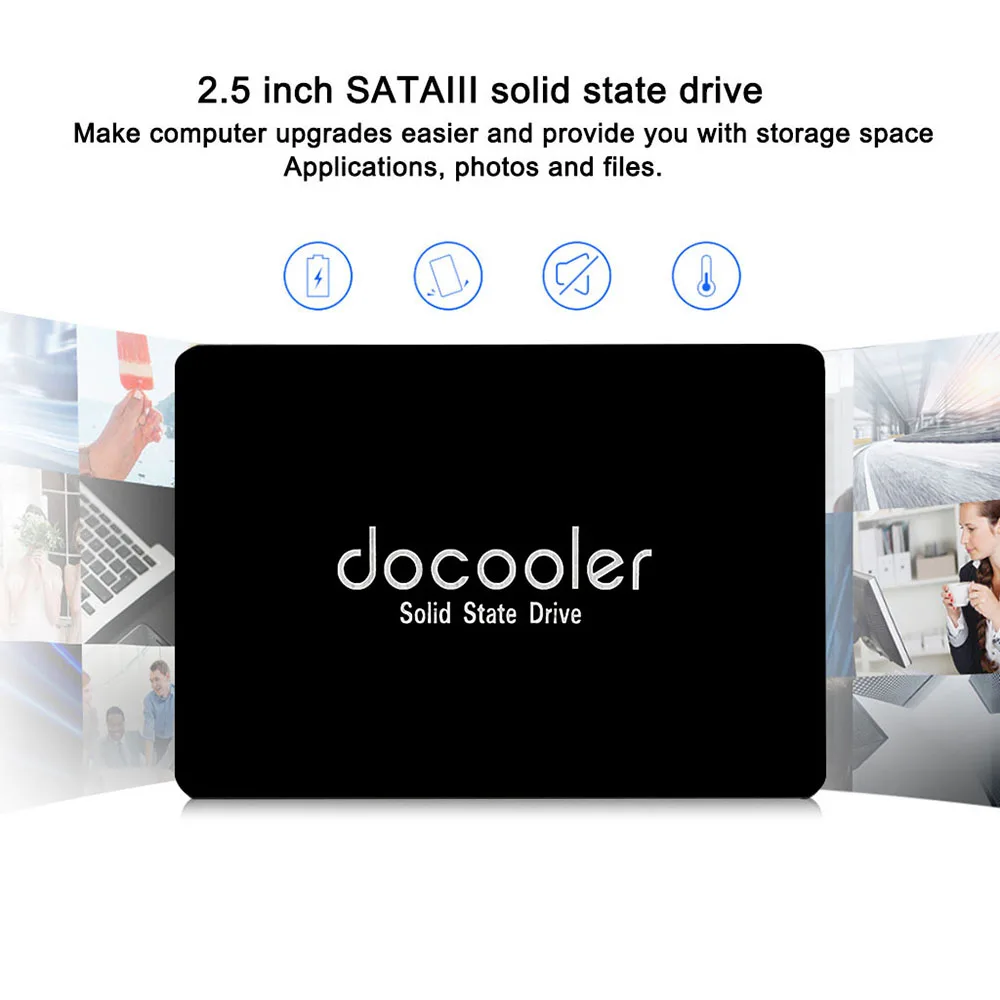 Docooler 2 5 ''SATA SSD 500 МБ/с. 120 ГБ/240 ГБ/480 Гб/1 ТБ/2 ТБ металлический твердотельный диск