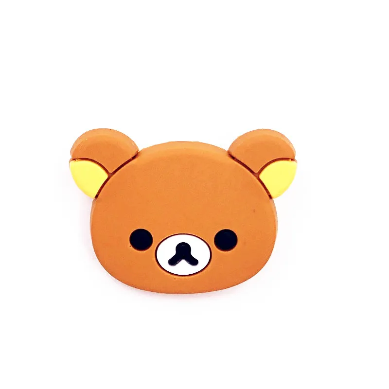 1 шт. Kumamon мультфильм медведь значок силиконовый значок Милые Животные Мода брошь слон булавка для украшения на рюкзак одежда шляпа