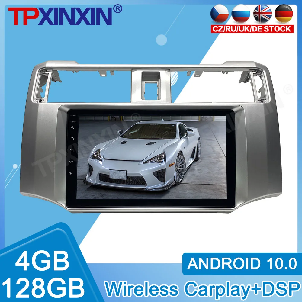 

Android 10 4G + 128 ГБ для Toyota 4Runner 2015 2016 2017 2018 2019 IPS экран навигация автомобильный мультимедийный GPS радио плеер Carplay