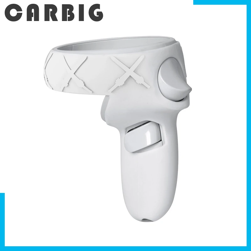 

Силиконовый чехол Oculus Quest с 2 ручками, защитный чехол, Пыленепроницаемый Чехол, аксессуары Hifylux для Oculus Quest 2