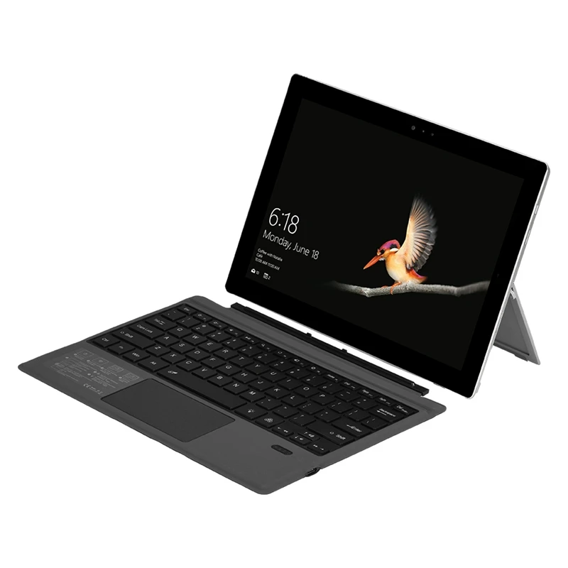 Беспроводная клавиатура с Presspad для Microsoft/Surface Pro 7 ультра-тонкая цветная подсветка