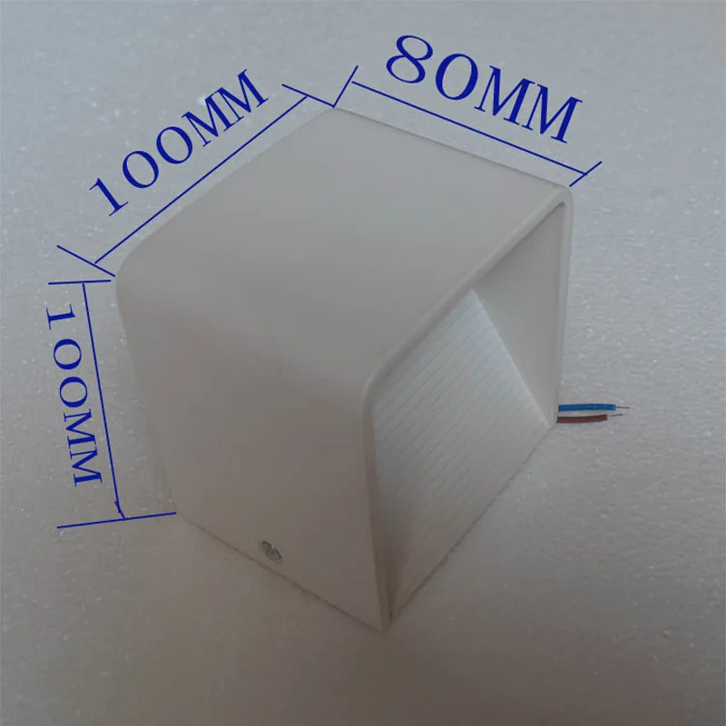 Современный светодиодный настенный светильник s квадратный комнатный бра 90 260V