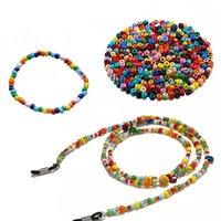 300 600pcslot fashion candy color beads czech glass seed beads small round loose bead earring for diy jewelry making finding