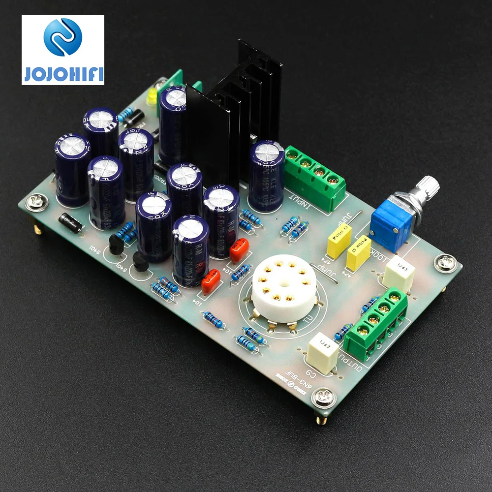 

6N3 Tube Buffer Preamplifier Pre AC12V Amplifier Finished Board Without 6N3 Tube