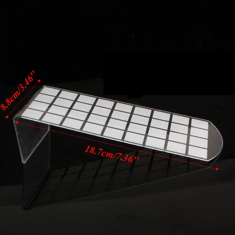 

72 Holes Jewelry Earring Show Case Plastic Display Rack Stand Organizer Holder Great gift idea for Valentine's Day, Mother's Day