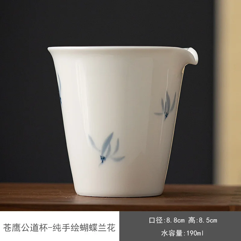 

Керамическая чайная чашка ручной работы орхидея