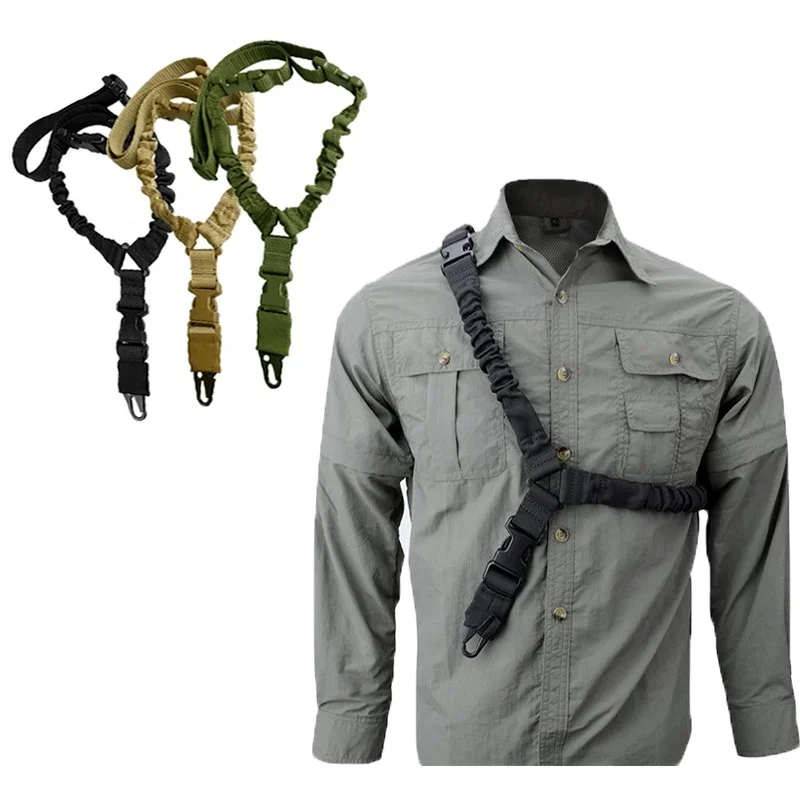 

Наружный Тактический одноточечный ремень для винтовки плечевой ремень водонепроницаемый нейлоновый регулируемый ремень для пейнтбола пи...