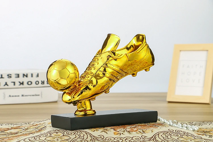 Кубок мира Золотой Boot Cup настраиваемый футбольный матч Вратарский вратарь баллон д 'ор трофеи рефери сувениры
