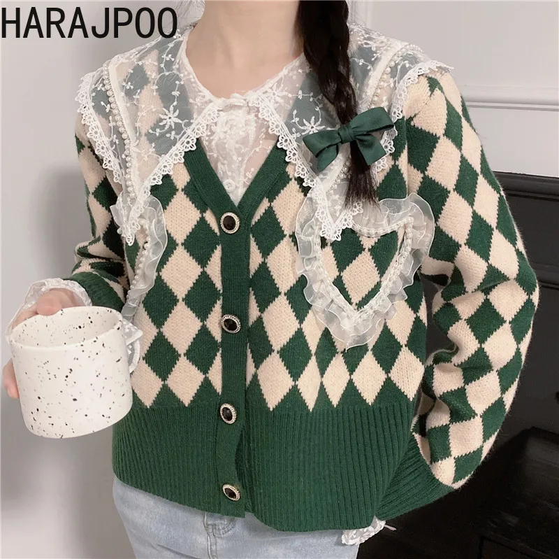 

Женская трикотажная кофта с длинным рукавом и V-образным вырезом