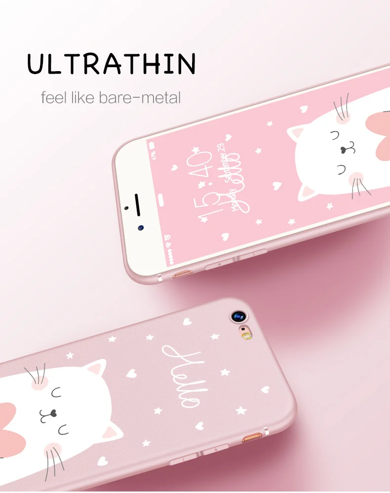 3D рельефный чехол для iPhone 7 чехол силиконовый чехол для телефона ультра тонкий бампер для iPhone 6 6s 7 8 Plus XS чехол для MAX XR милый