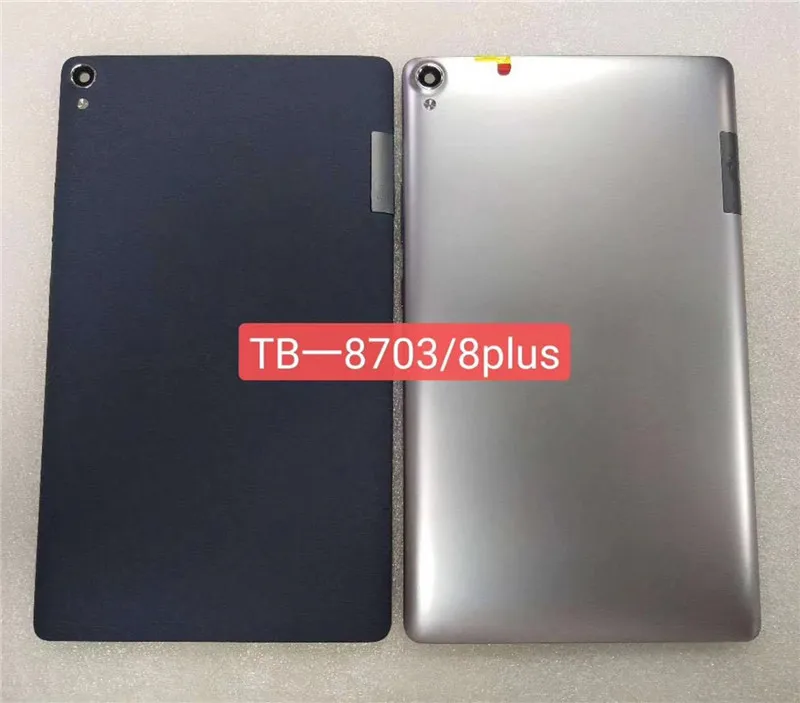 

Original Housing For Lenovo Tab3 Tab 3 8 Plus TB-8703 8inch Battery Cover Repair Replace Back Door Rear Case + Logo