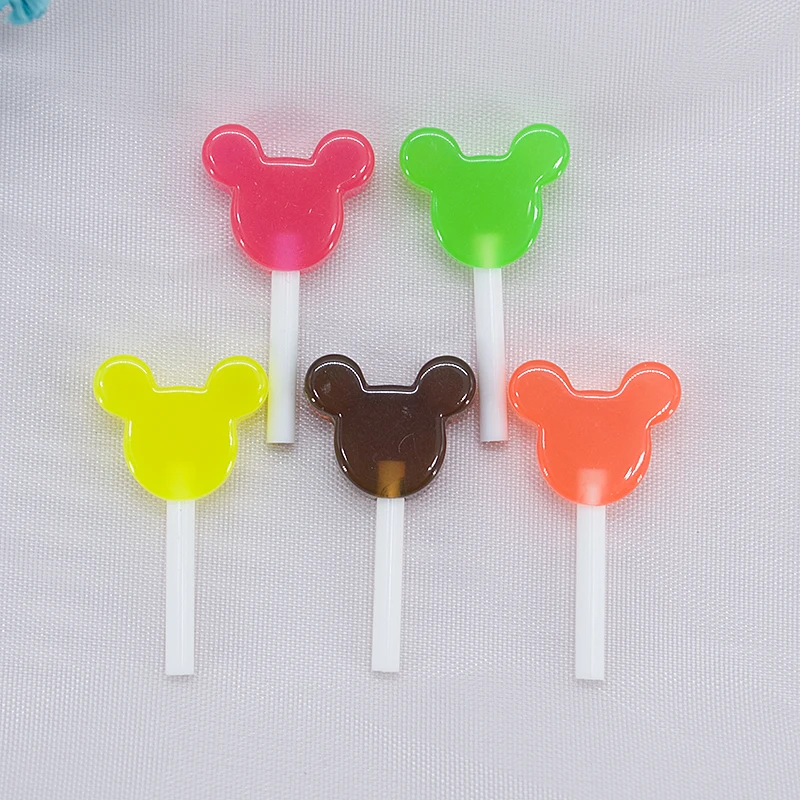 

Lollipop Earring Charms 10pcs/lot Cute Cartoon Candy DIY Resin Cabochon Jewelry Pendant Flatback Homemade Girl Friendship Gift