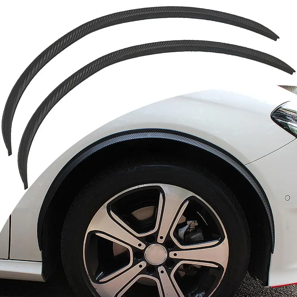 Автомобильные Колесные накладки для бровей из углеродного волокна мягкая