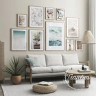 Скандинавская картина Poste Nature, скандинавский настенный художественный принт, декоративные листы, декоративная картина на холсте для гостиной на стене