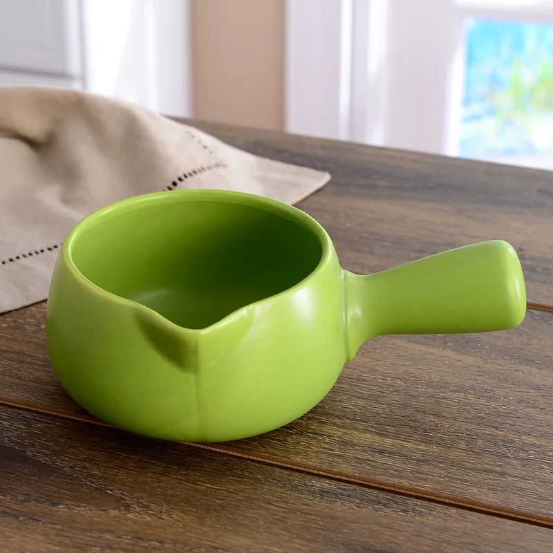 Керамическая кастрюля для приготовления пищи 700 мл мини керамическая посуда