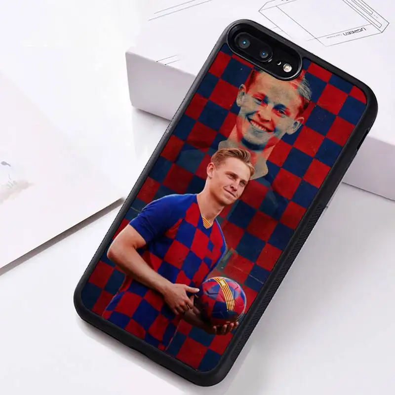 

USAKPGRT football de jong Phone Case Rubber for iPhone 12 pro max mini 11 pro XS MAX 8 7 6 6S Plus X 5S SE 2020 XR case