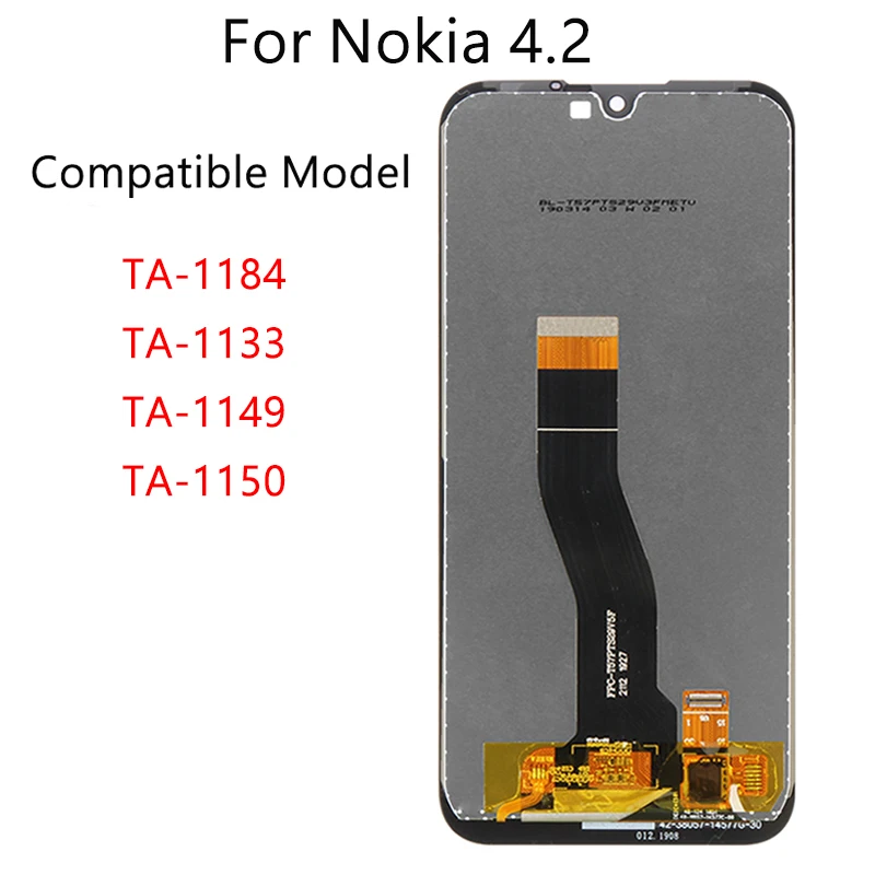 Для Nokia 2 2/Nokia 4 ЖК-дисплей сенсорный экран дигитайзер стекло в сборе Замена для 3 LCD