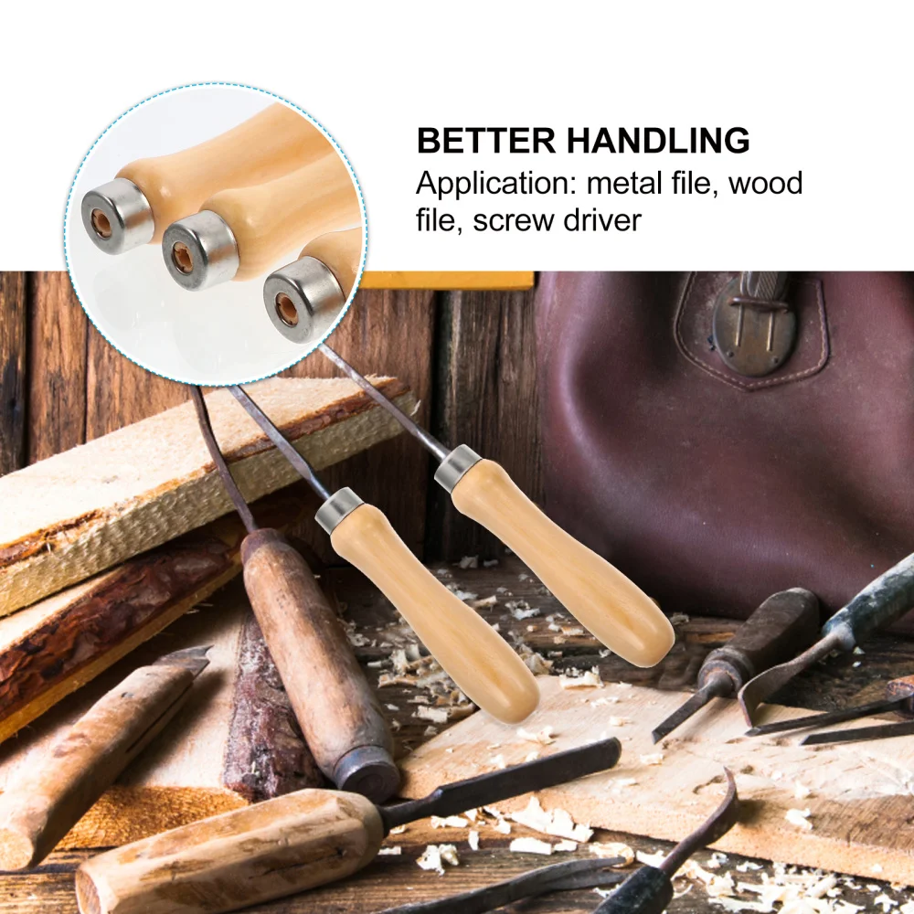 

5pcs Wooden Handle for File Cutting Tool Craft Artwork Cutting DIY Knives