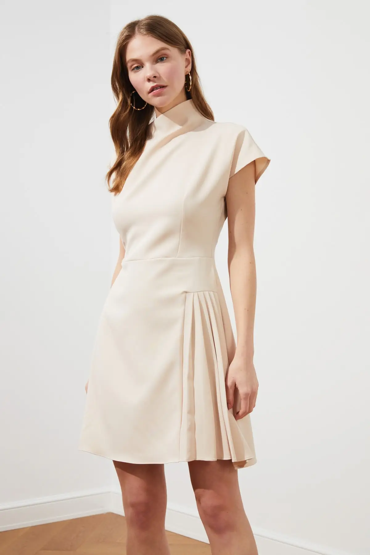 Trendyol Pleated Dress TWOSS21EL0321
