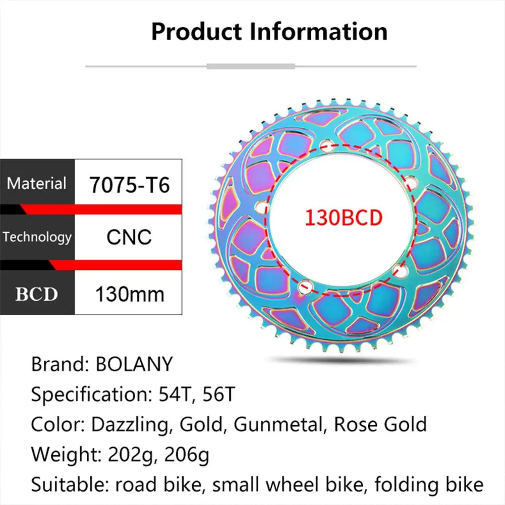 

Folding Bike Chainwheel Wide Tooth Narrow Tooth Bicycle Tooth Chainring