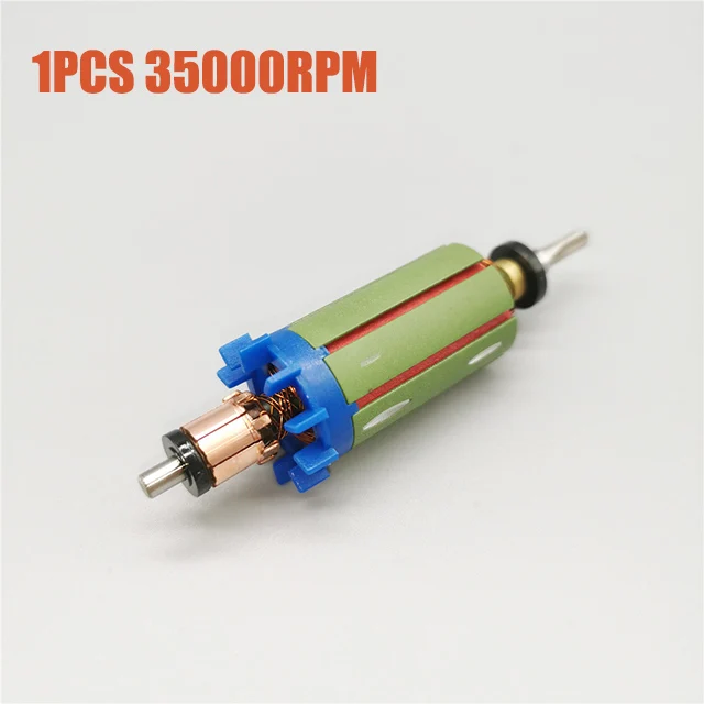 1PCS 35000RPM Тип 3 сильный 210 102L 105L и марафон микро мотор ручка ротора 35 к до 45 к Электрический Маникюр дрель аксессуары для ногтей - Цвет: 1PCS 35000RPM